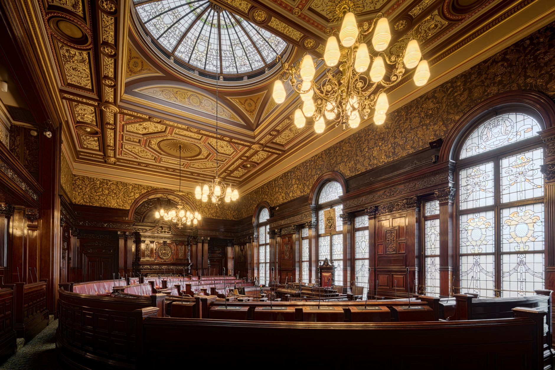 Local council chamber during a public meeting — understanding what does council tax pay for UK starts with knowing where decisions are made