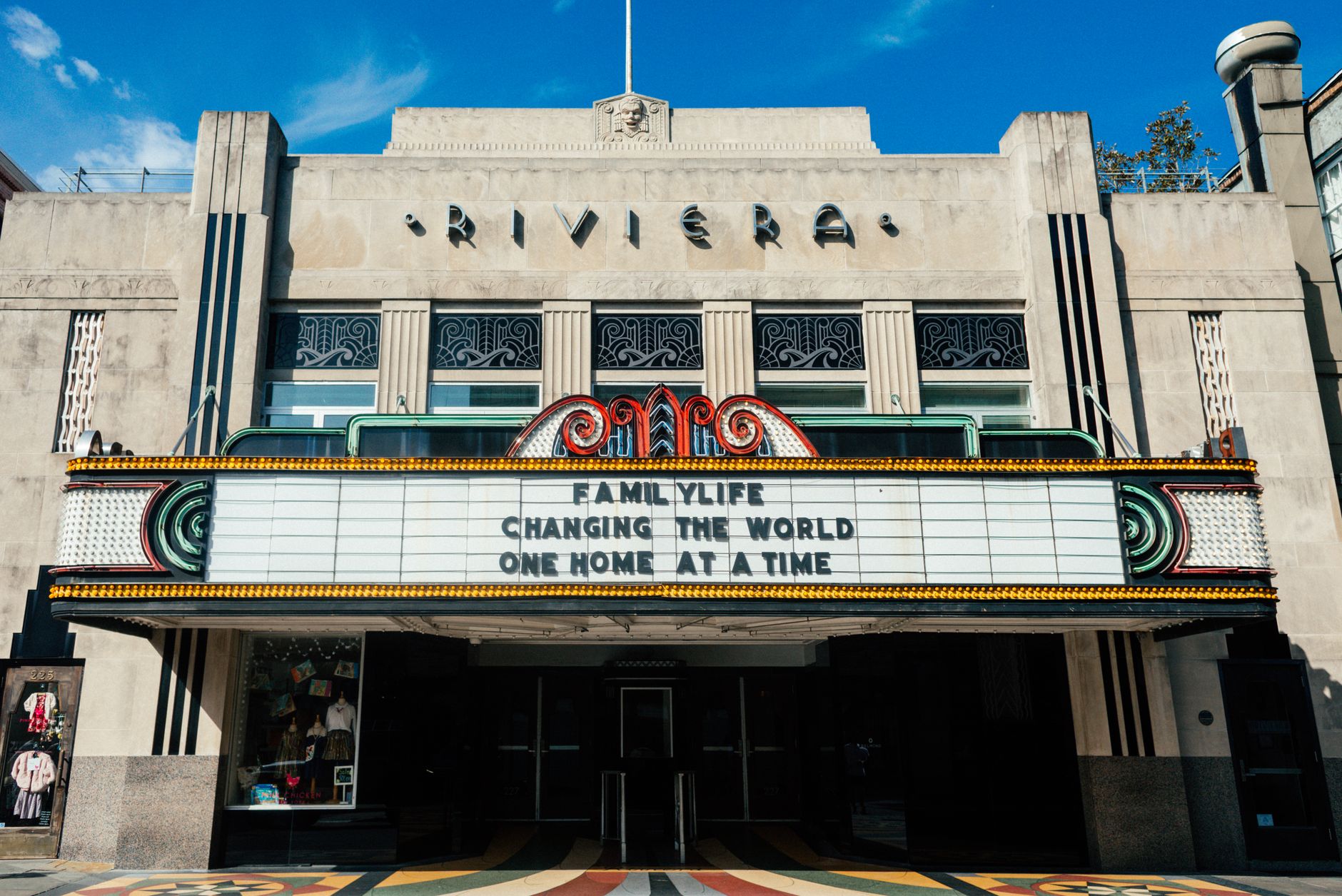 Exterior of a British independent cinema at dusk, a local gem for anyone searching for independent cinemas UK near me